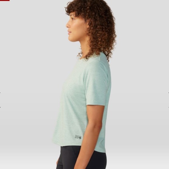Mountain Hardwear Women’s Sunblocker Short Sleeve Tee Mineral Spring Heather S - Picture 3 of 6